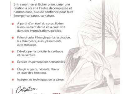 Cours de danse adultes « Danser sa nature »_Béziers_2
