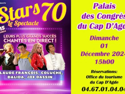 STARS 70 Le 1 déc 2024