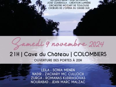 OPERA DE GEORGES BIZET: LES PECHEURS DE PERLES Le 9 nov 2024