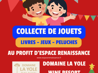 COLLECTE DE JOUETS Du 15 nov au 22 déc 2024