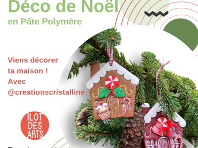 ATELIER SANS CUISSON - DÉCO DE NOËL - ILOT DES ARTS Le 16 nov 2024