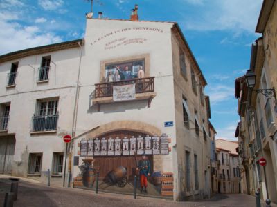 Béziers-fresque-la révolte de vignerons- 2020@KarineGregoire