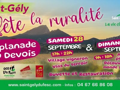 SAINT-GÉLY FÊTE LA RURALITÉ