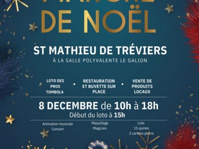 MARCHÉ DE NOËL Le 8 déc 2024