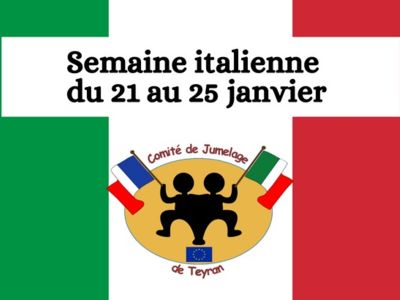 SEMAINE ITALIENNE Du 21 au 25 janv 2025