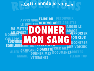 DON DU SANG Du 16 janv au 22 mai 2025