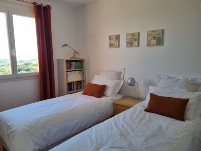 Chambre 2 lits simples ou 1 lit double