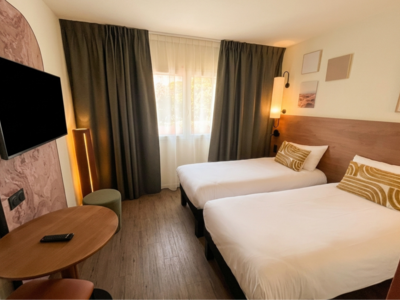 Chambre Twin Côté Garrigue