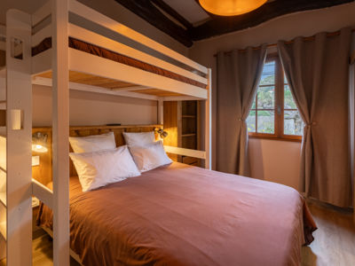 Chambre triple avec salle de bain