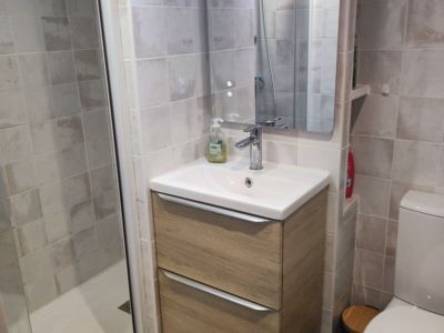 Chambres d'hôtes Sauvian salle de douche