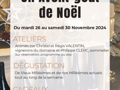 UN AVENT-GOÛT DE NOËL Du 26 au 30 nov 2024