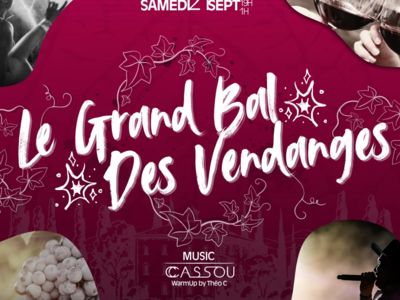 GRAND BAL DES VENDANGES - SCÈNE DE BAYSSAN Du 21 au 22 sept 2024