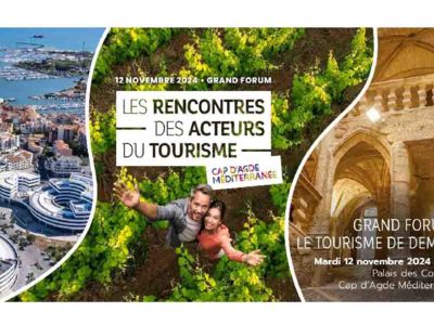 GRAND FORUM - LE TOURISME DE DEMAIN : QUELLES AMBITIONS POUR... Le 12 nov 2024