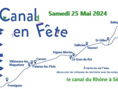 LE CANAL EN FÊTE Le 25 mai 2024