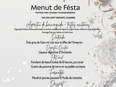 Menut de festa Reveillon Cap d An Maraussan