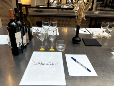 La vie des vins, atelier de dégustation