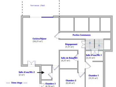 APPARTEMENT T3 SÈTE