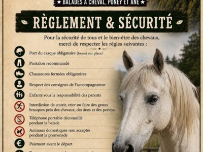 RANCH DU CIRQUE DE MOURÈZE _ RÈGLEMENT ET SÉCURITÉ