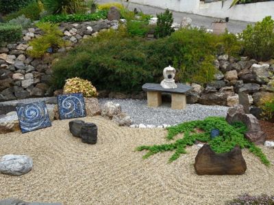 Rendez-vous aux jardins 2025 Exposition peintures et sculptures... espace zen (Muriel Lecointe - Jean-Louis Cavriani)