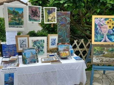 Rendez-vous aux jardins 2025.... exposition peintures et sculptures (Linda Matthews)