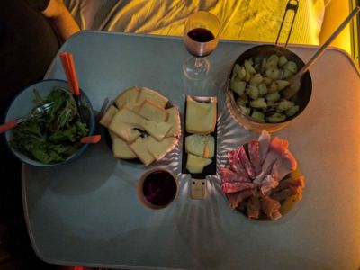 Repas en intérieur