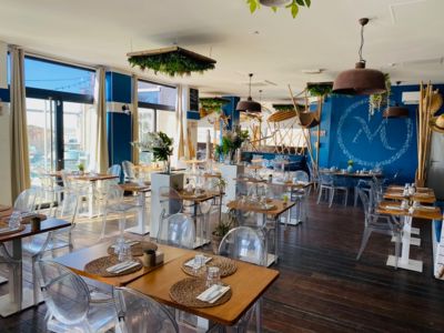 Restaurant Manovi Plage au Cap d'Agde - 1ere salle