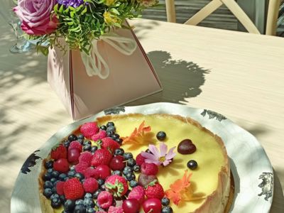 TARTE FRUITS ET FLEURS