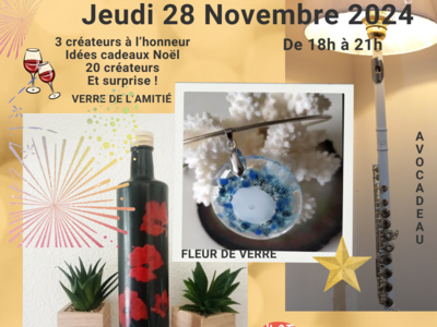 VERNISSAGE ENCHANTÉ - ILOT DES ARTS Le 28 nov 2024