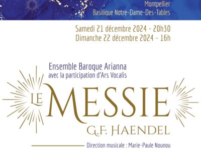 CONCERT DE NOËL: LE MESSIE DE HAENDEL Du 21 au 22 déc 2024