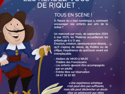 LES RENDEZ-VOUS DE RIQUET- ATELIERS MARIONNETTES- CIE LES VOISINS... Le 16 oct 2024