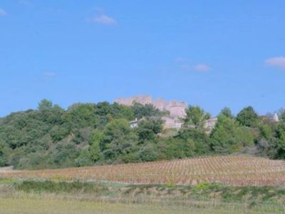 Le hameau de Montlaur et son château.