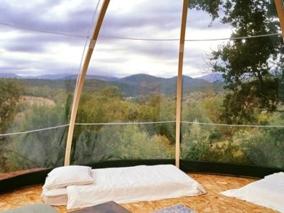 cabanes insolite lit bulle 2