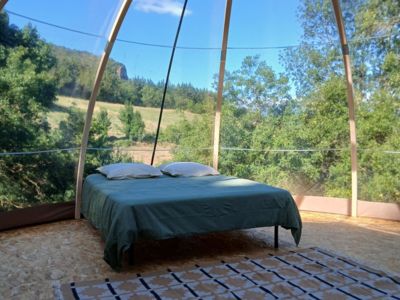 cabanes insolite lit bulle 3