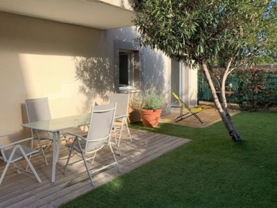 Location Appartement Bouzigues - Rez-de-Jardin Climatisé avec Terrasse et Jardin_9