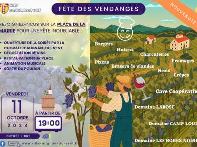 FÊTE DES VENDANGES - ALIGNAN-DU-VENT