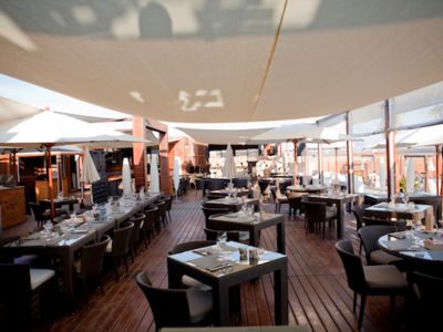 Restaurant de plage Millesim Plage au Cap d'Agde - Salle du restaurant