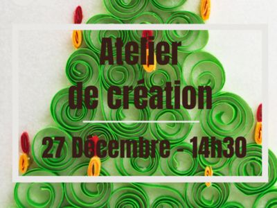 ATELIER DE CRÉATION ACCOMPAGNÉE Le 27 déc 2024