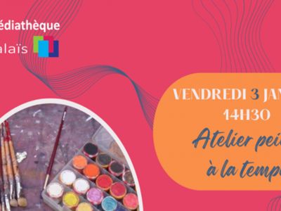 ATELIER PEINDRE À LA TEMPERA Le 3 janv 2025