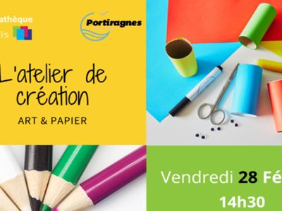 ATELIER DE CRÉATION ART ET PAPIER Le 28 fév 2025