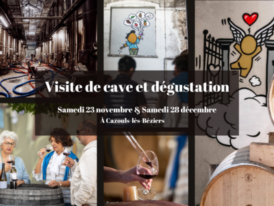 VISITE DE LA CAVE LA CAZOULINE ET DEGUSTATION Du 23 nov au 28 déc 2024