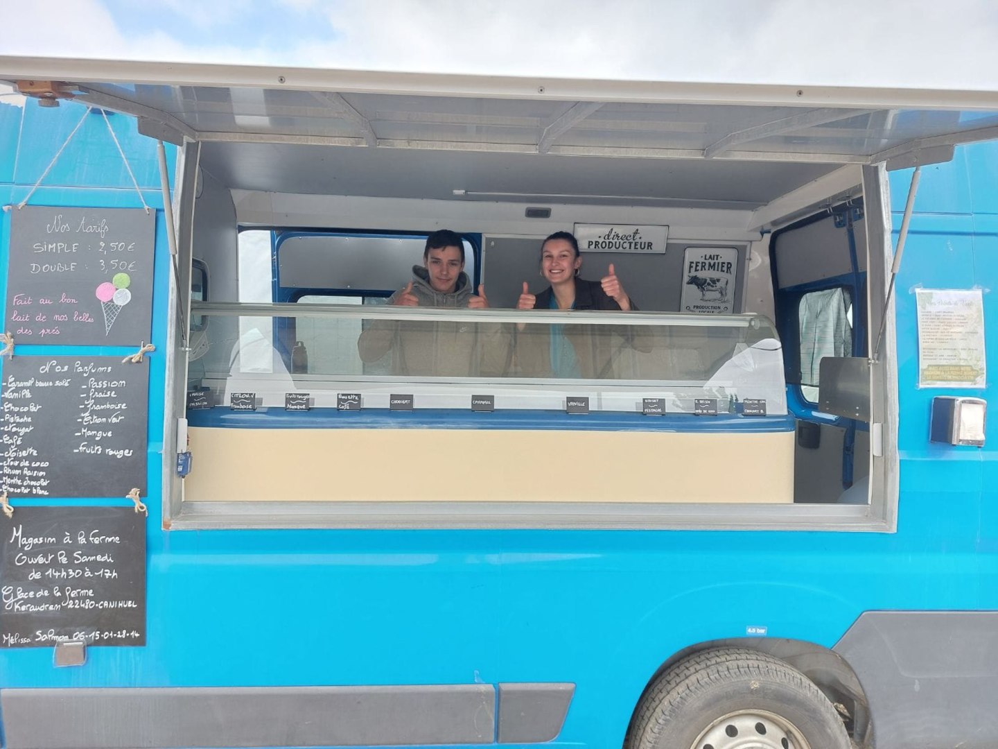 Ouvrir la diaporama Glace de la ferme, Canihuel