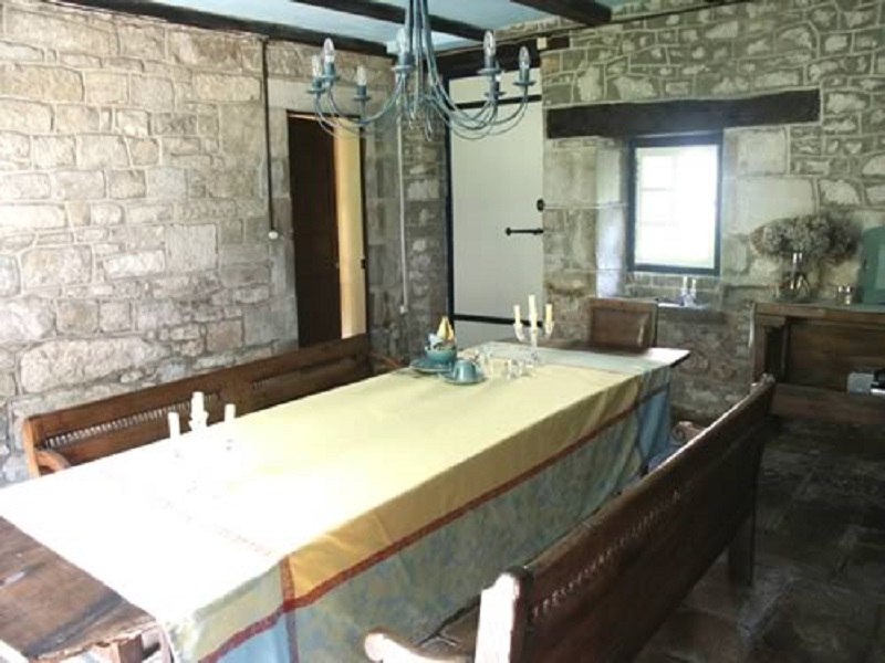 Partie commune Manoir Le poul table d'hôtes Mellionnec