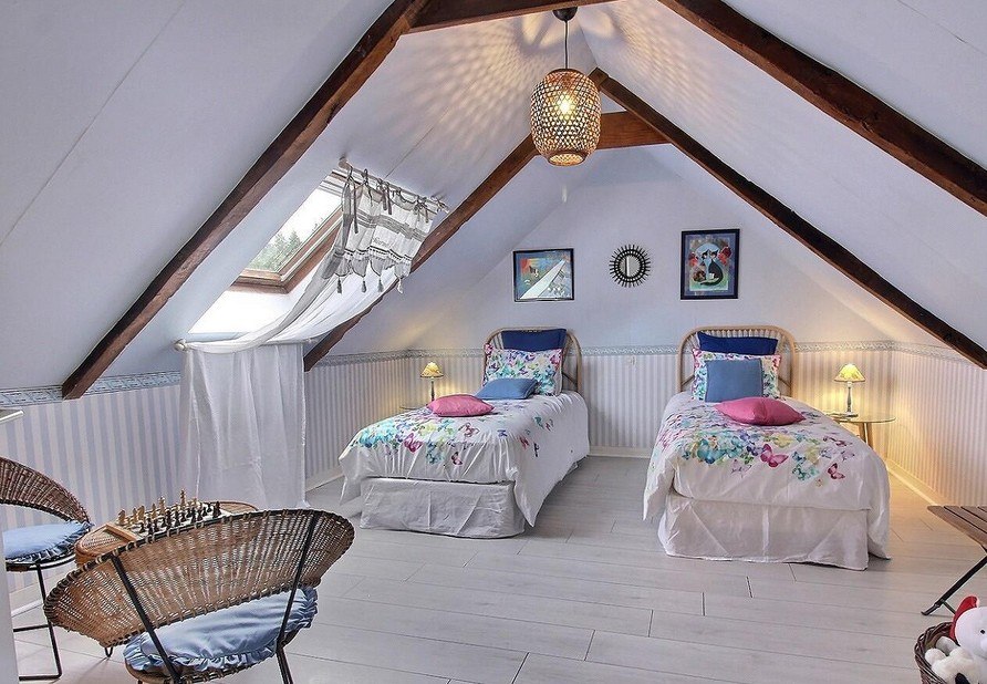 chambre2_Gite bel avenir_Mellionnec