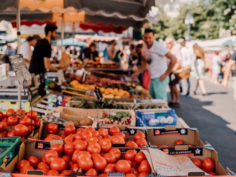 Marché en Bretagne