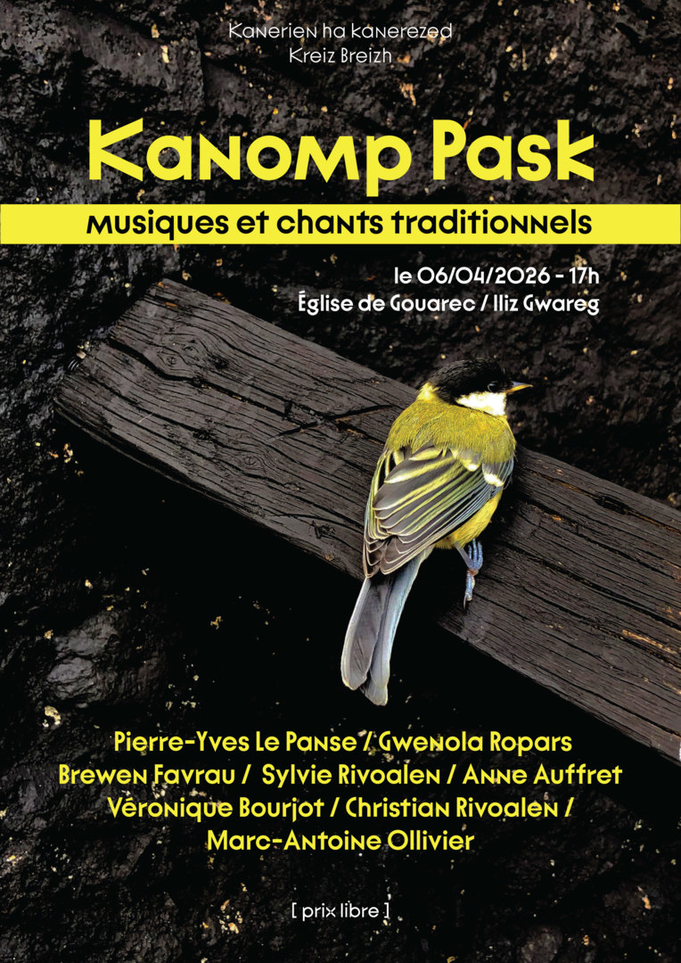 Affiche concert cantiques gouarec
