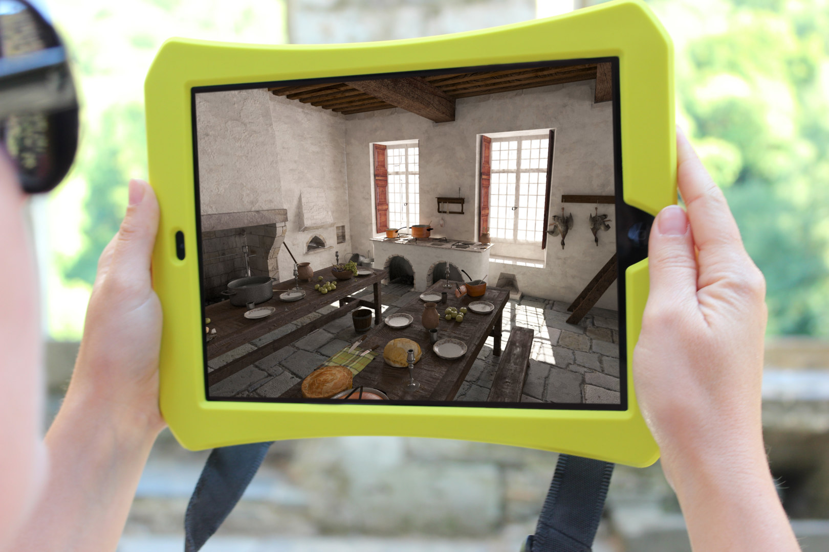 Ouvrir la diaporama Visite avec tablettes - Abbaye de Bon-Repos