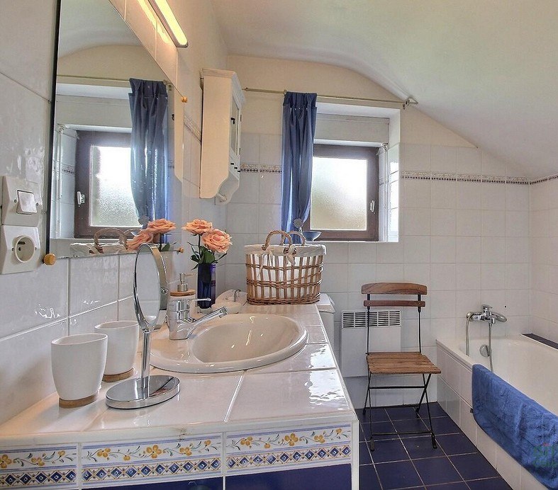 salle de bain_Gite bel avenir_Mellionnec