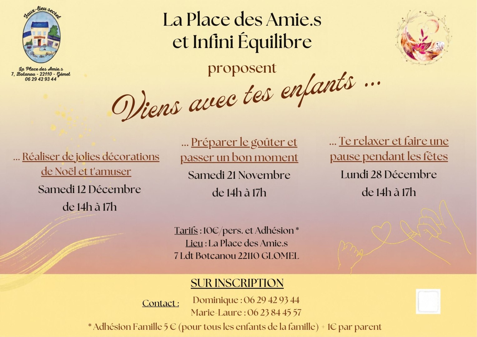 Ouvrir la diaporama Viens avec tes Enfants ...
