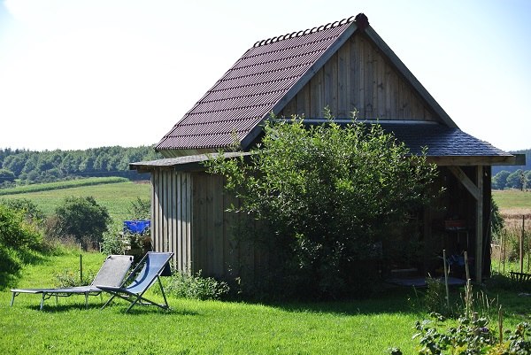 Ouvrir la diaporama Vue extérieure Chalet Ferme Mellon Plouguernével