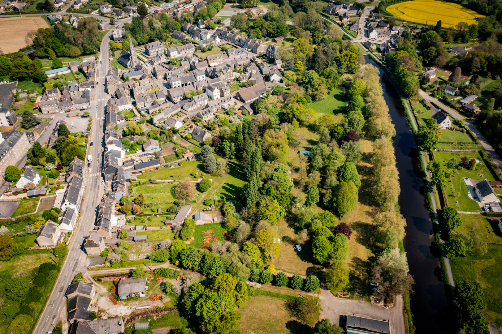 Ouvrir la diaporama Vue de Gouarec et du Camping de Gouarec